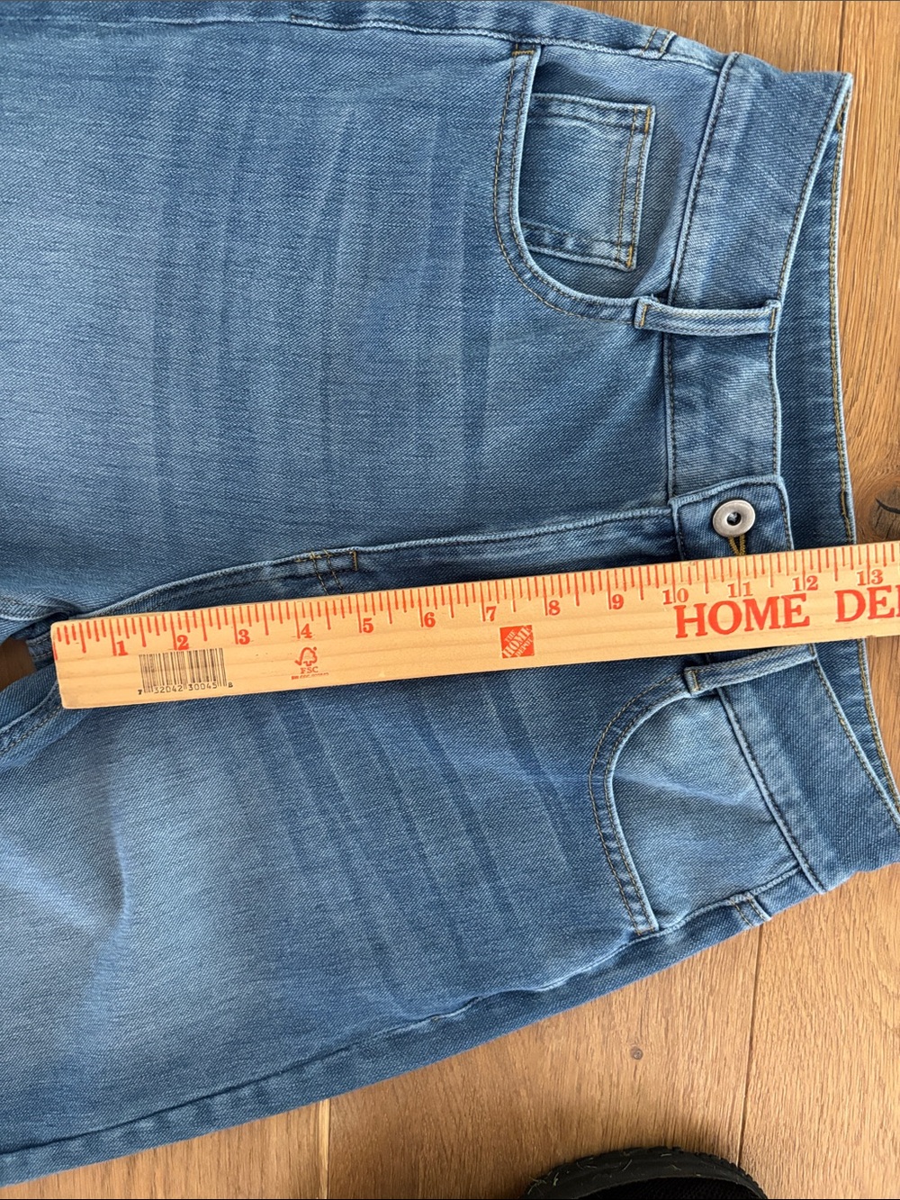 Halara Flex High Waisted Wide Leg Cuffed Jeans Stretch Denim Size S 4-6 - Picture 7 of 11